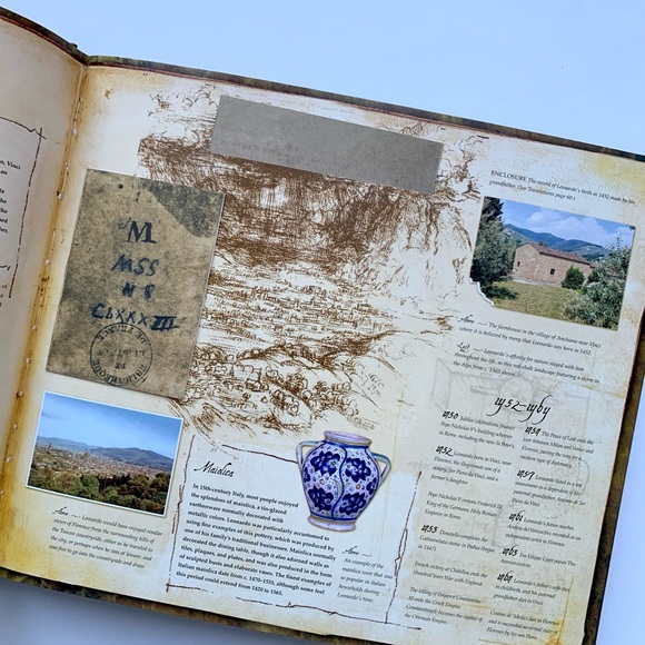 The Treasures of Leonardo DaVinci - coffee table book - Picture 5 of 15